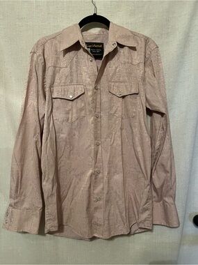 Liquidwest Light Pink Western Snap-Front Shirt Jacket